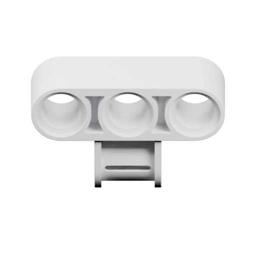 Трехсекционный модуль с отверстиями