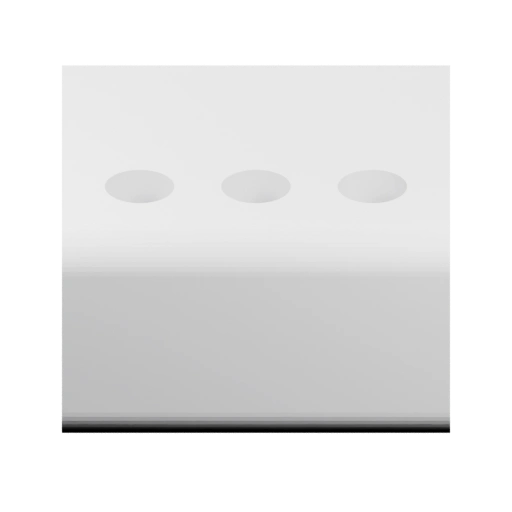 Плоская поверхность с тремя отверстиями