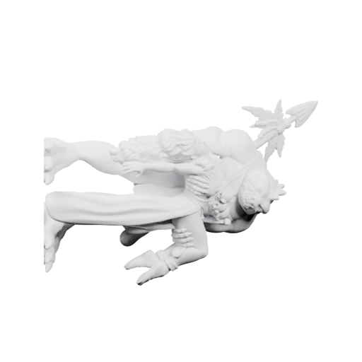 Тролль в динамичной позе бега