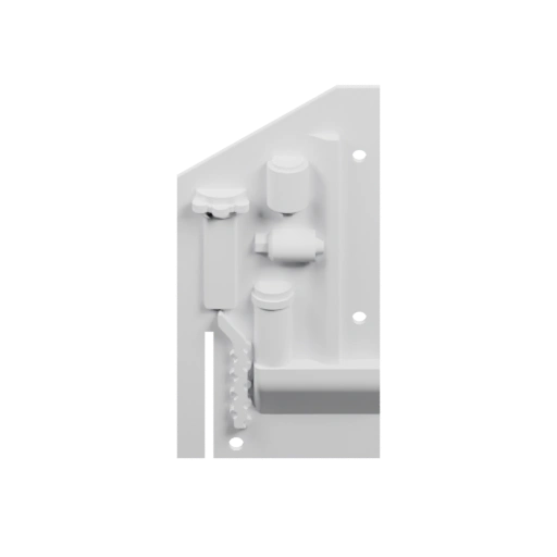 Угловая панель с элементами