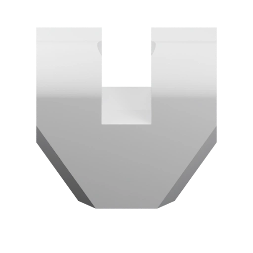 Угловая форма с отверстием