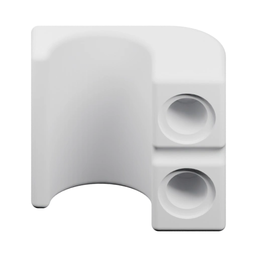 Угловой элемент с двумя отверстиями