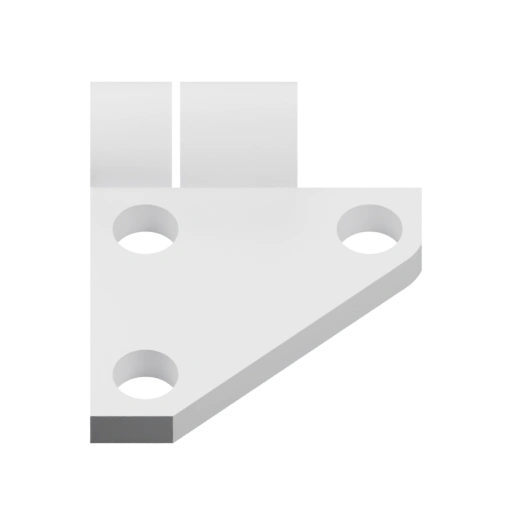 Угловой крепёж с отверстиями