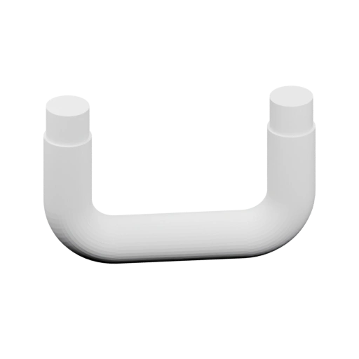 Угловой патрубок с двумя соединениями