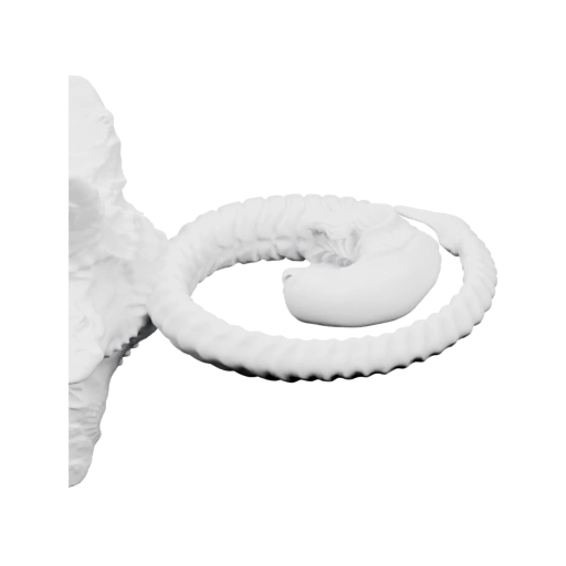 Сложная форма с изогнутым концом