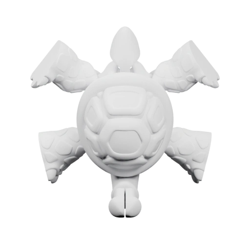 Улитка с детализированным панцирем