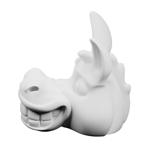 Смешной персонаж с улыбкой