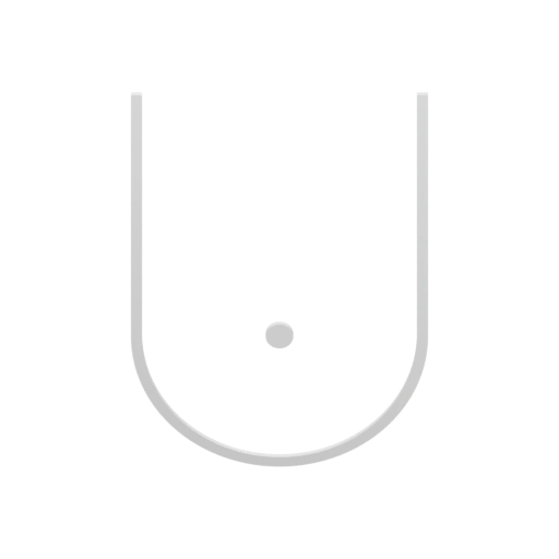 Пиксельная U-образная структура