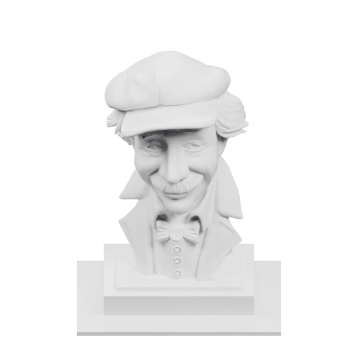 Улыбающийся мужчина в шляпе и галстуке