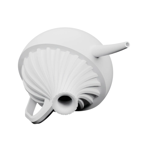 Фильтр с радиальными лопастями