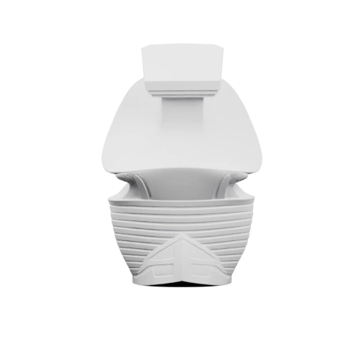 Архитектурный шлем с рельефными полосами