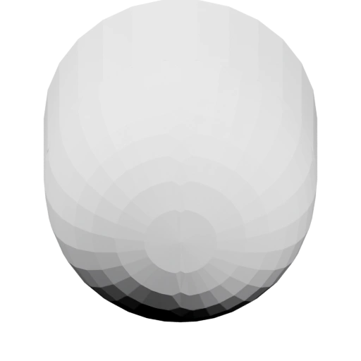 Сферическая форма с радиальными линиями