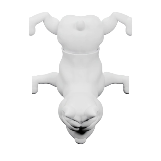 Фигура животного с поднятыми лапами