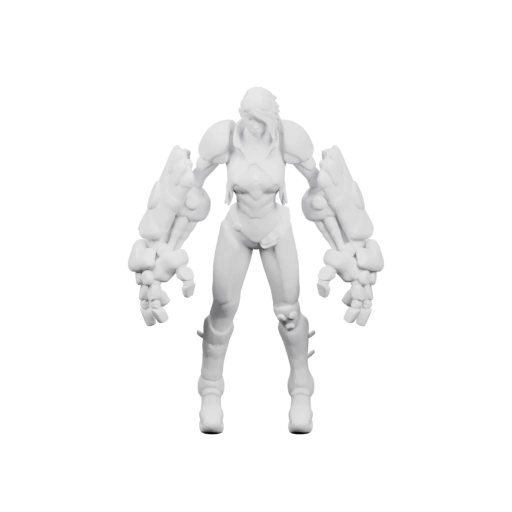 Воин с молотом и копьём