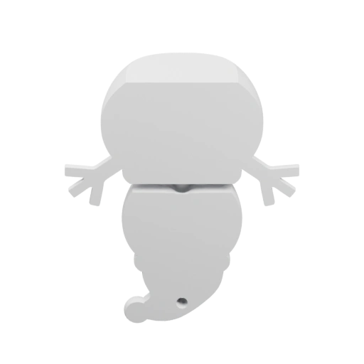 Симметричная фигурка с рогами