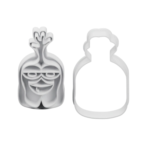 Улыбающаяся фигурка с деталями