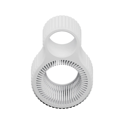 Двухуровневый фильтр с радиальными ребрами