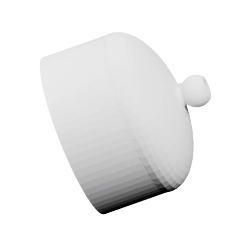 Круглая форма с выступом