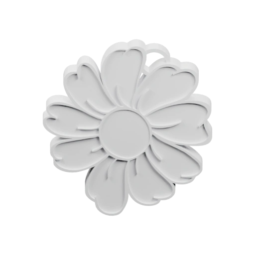 Симметричный декоративный цветок