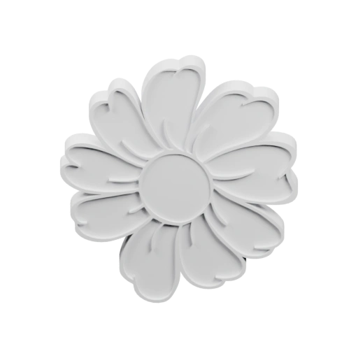 Симметричный цветочный узор