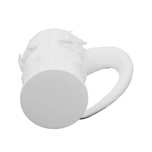 С фигурным рельефом на боку