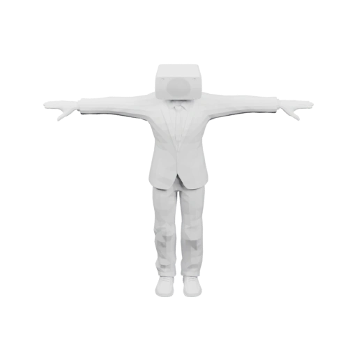 Человек в костюме с раскинутыми руками