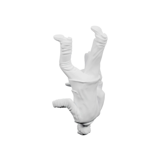 Человек в динамичной позе