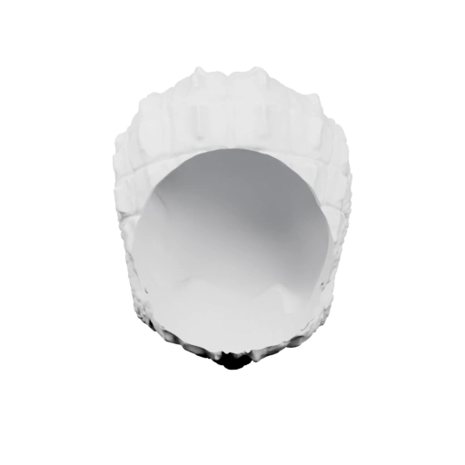 Блюдо с текстурой черепа