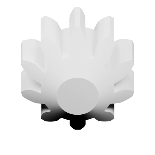 Шестерня часов с резьбой