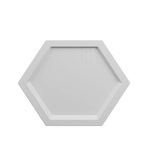 Плоская шестигранная форма