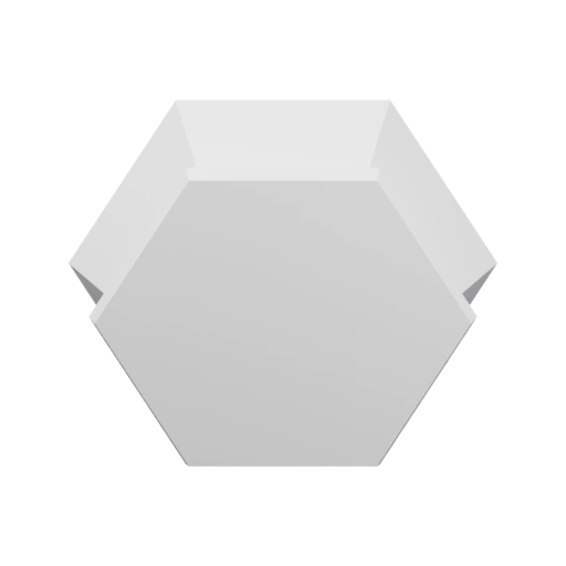 Шестигранная форма с выступами