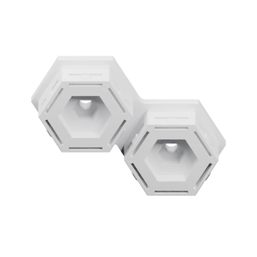 Два соединенных геометрических элемента