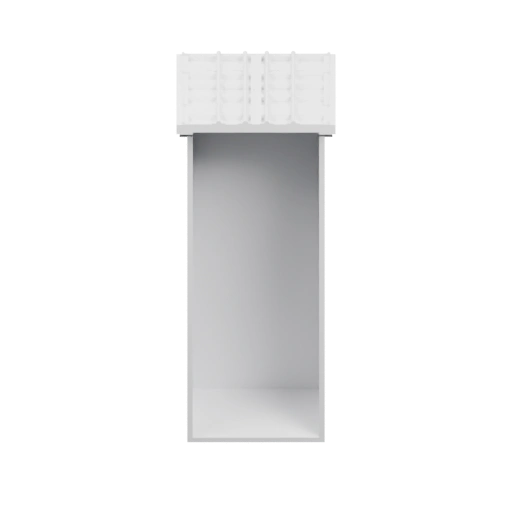 Вертикальный шкаф с открытым пространством