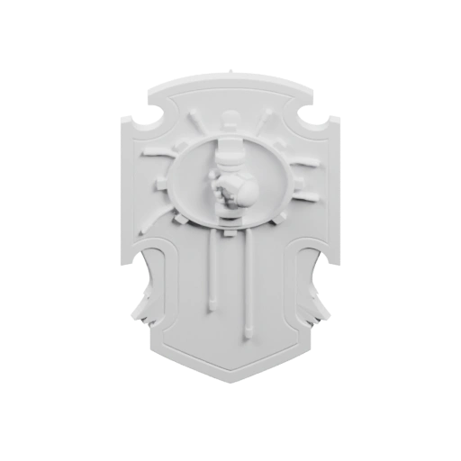 Щит с фигурой ангела в центре