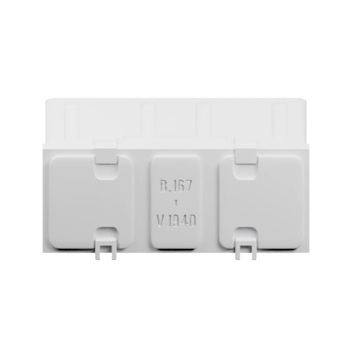 Двухполюсный разъем с защитными крышками