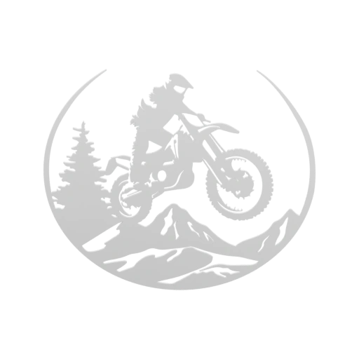 Велосипедист на горном треке