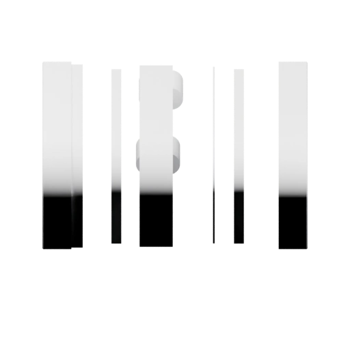 Вертикальные панели с отражением