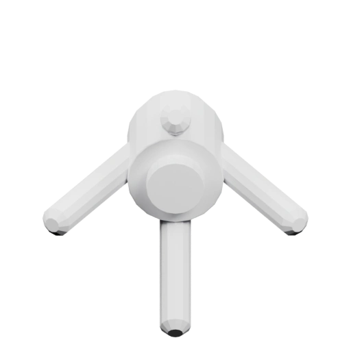 Винтовой ключ с тремя рычагами