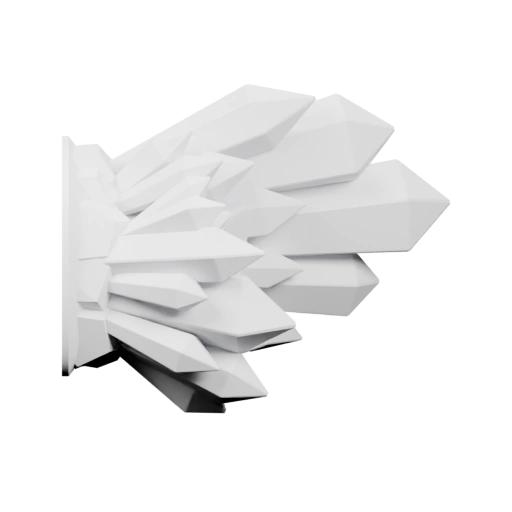 Абстрактные крылья из граней