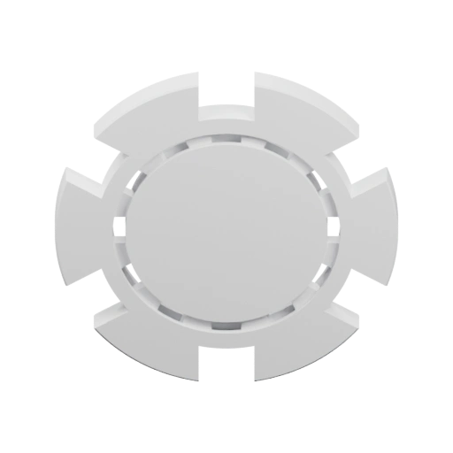 Круглый игровой чип с зубцами