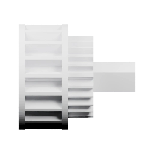 Модульный книжный шкаф