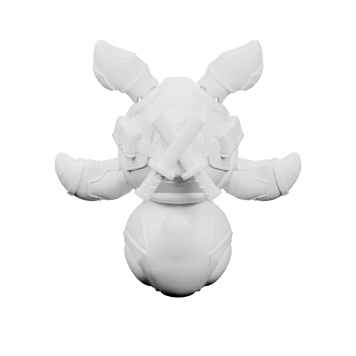 Абстрактная форма с крыльями