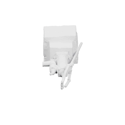 Кран с трубами