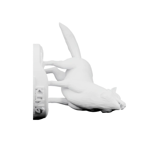 Кролик в позе сидения