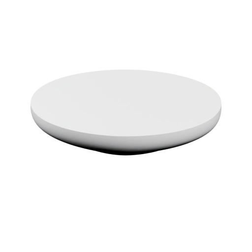 Круглая плоская форма