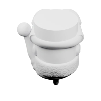 Кружка с ручкой и текстурой