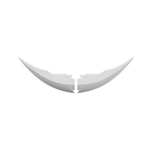 Крыльчатый элемент с гладкой поверхностью