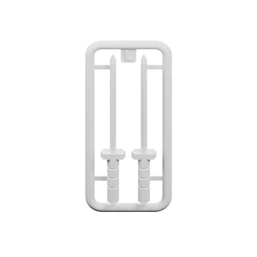 Металлический профиль с вертикальными стержнями