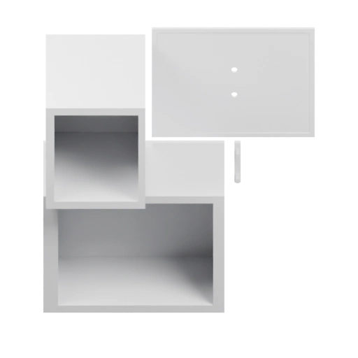 Модульная структура с открытыми ящиками