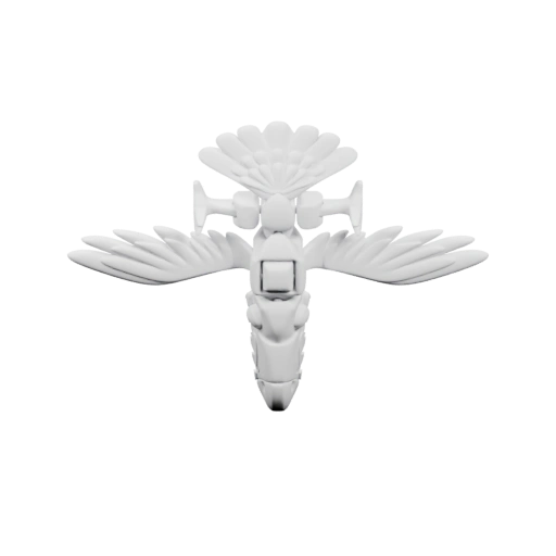 Симметричный насекомый с крыльями